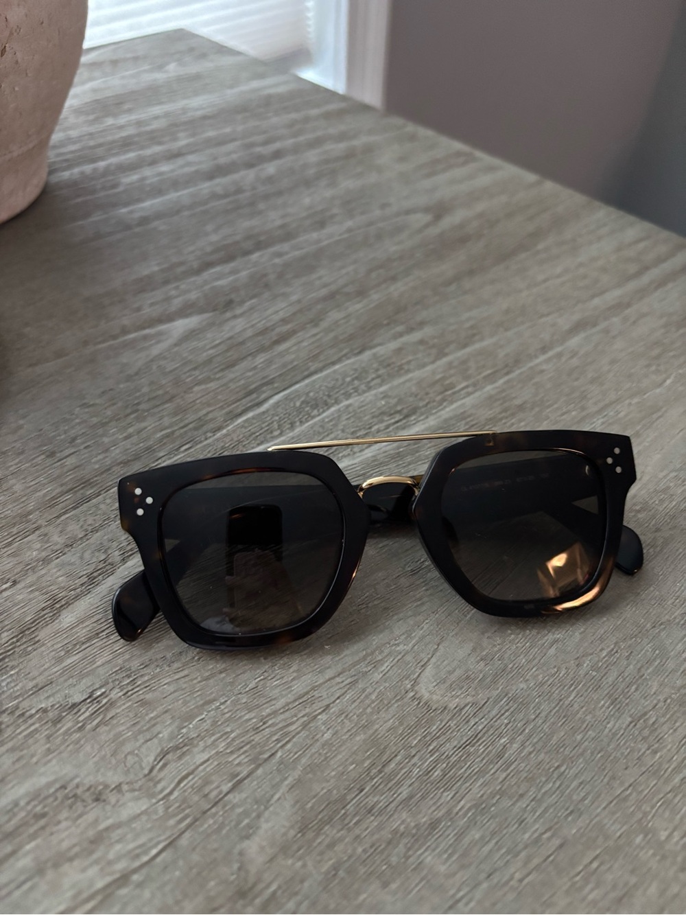 Celine Tortoiseshell Sunglasses